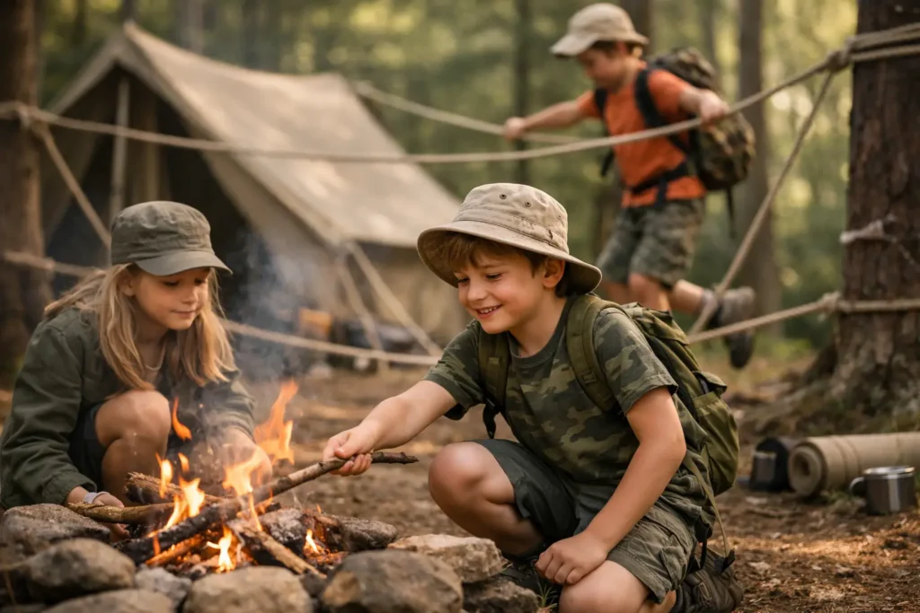 Obóz survivalowy dla dzieci - czy warto?