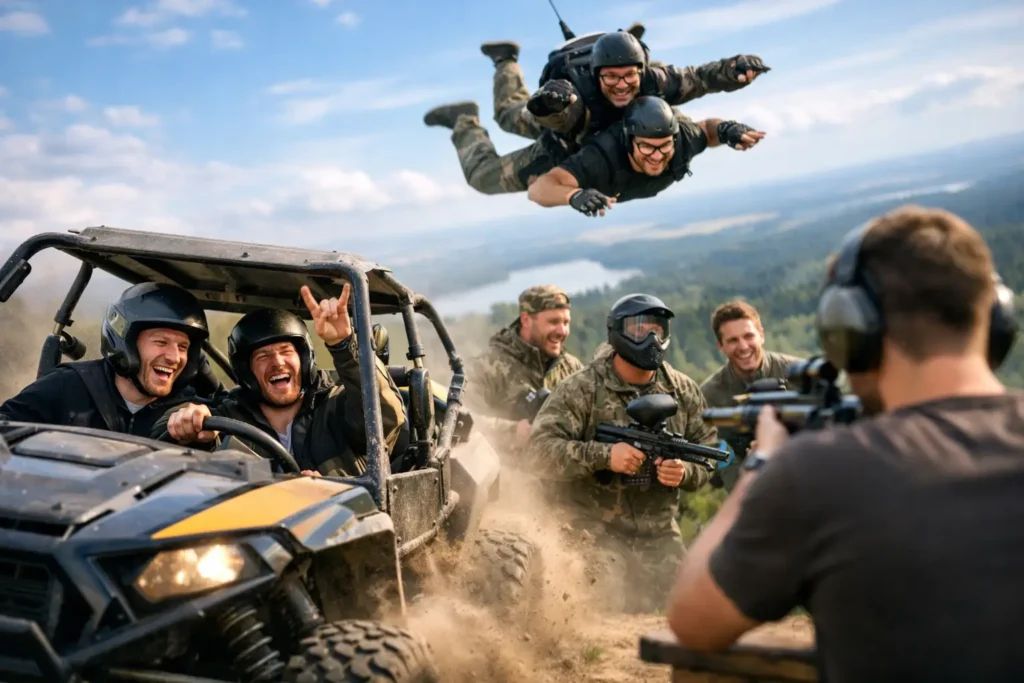 Wieczór kawalerski z adrenaliną, nie z przypadku